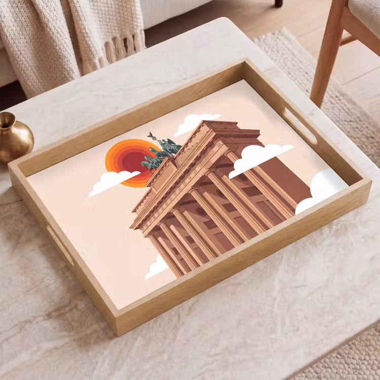 Dienblad - Architectuur - Brandenburg - Berlijn - Zonsondergang - Historisch — 2