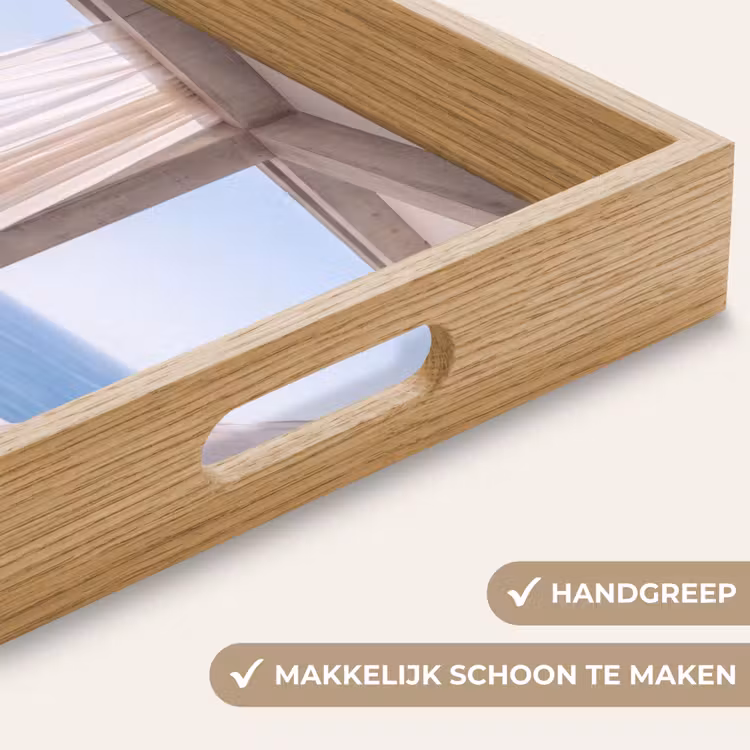 Dienblad - Interieur - Zeezicht - Modern - Rust - Beige — 5