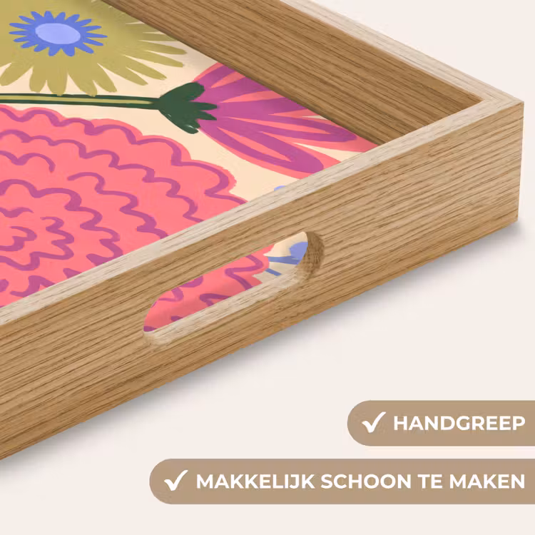 Dienblad - Bloemen - Boeket - Natuur - Abstract - Roze — 5