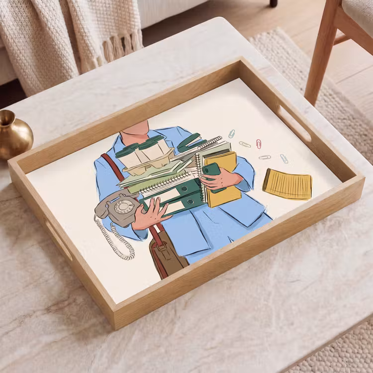 Dienblad - Mens - Kantoorartikelen - Werk - Modern — 2