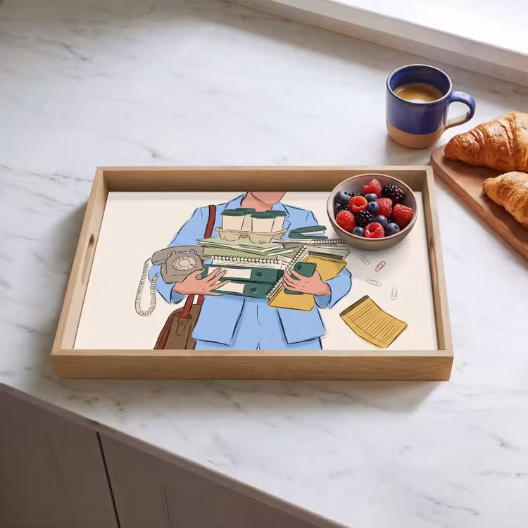 Dienblad - Mens - Kantoorartikelen - Werk - Modern — 4
