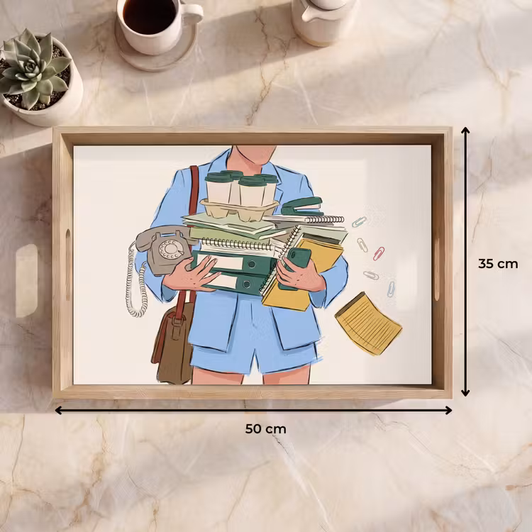 Dienblad - Mens - Kantoorartikelen - Werk - Modern — 9