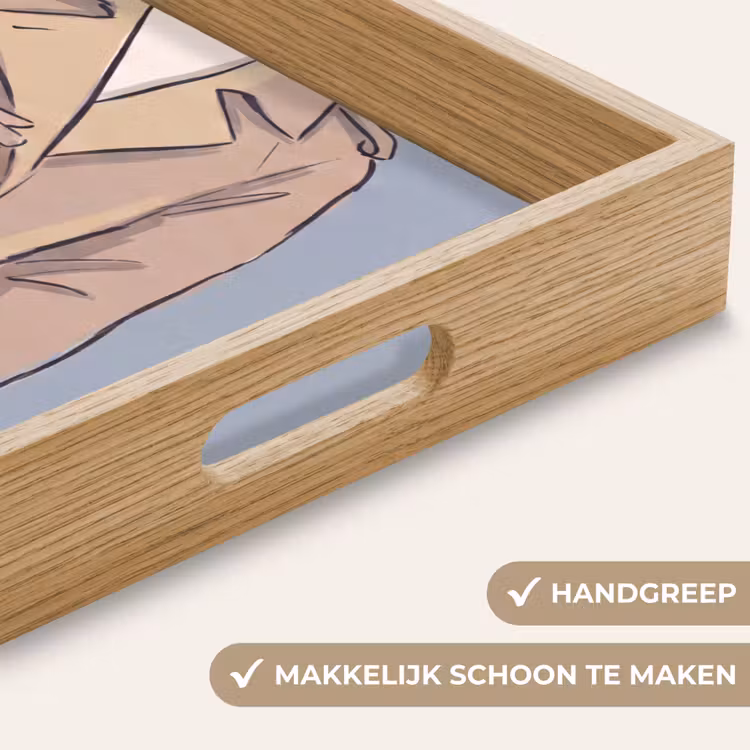 Dienblad - Mensen - Boodschappen - Stadsleven - Modern - Kleurrijk — 5