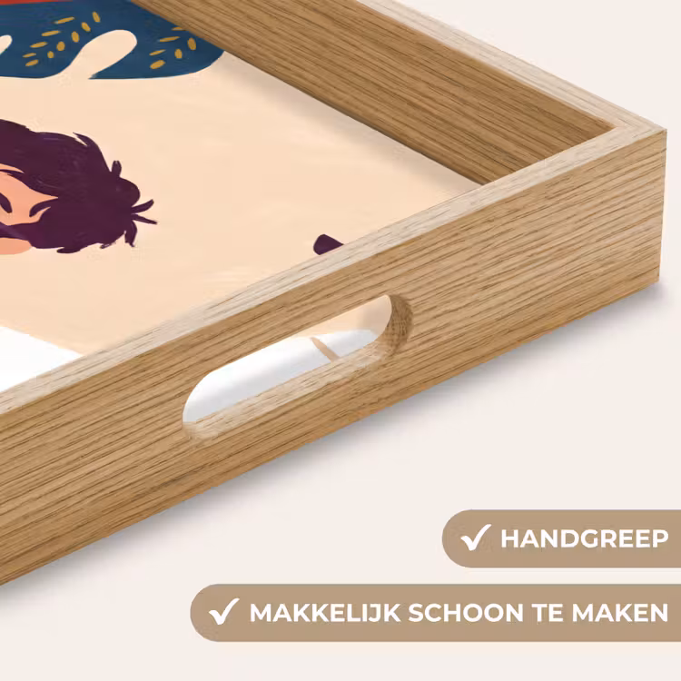 Dienblad - Mensen - Dienblad - Eten - Modern - Kleurrijk — 5