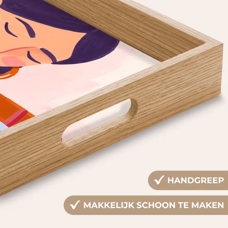 Dienblad - Vrouw - Bril - Cocktail - Illustratie - Modern — 5