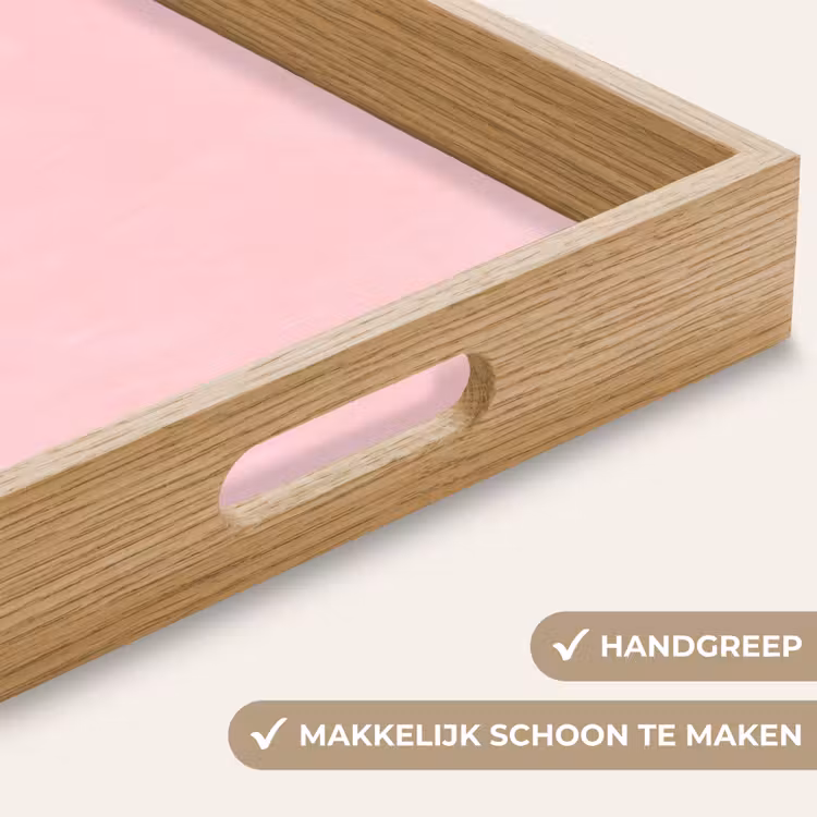 Dienblad - Vrouw - Portret - Modern - Kunst - Roze — 5
