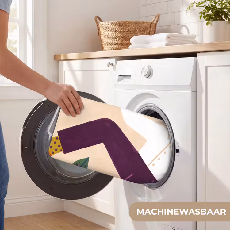 Wc Mat - Mensen - Dienblad - Eten - Modern - Kleurrijk — 5