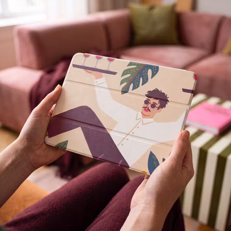 iPad hoes - Mensen - Dienblad - Eten - Modern - Kleurrijk — 4