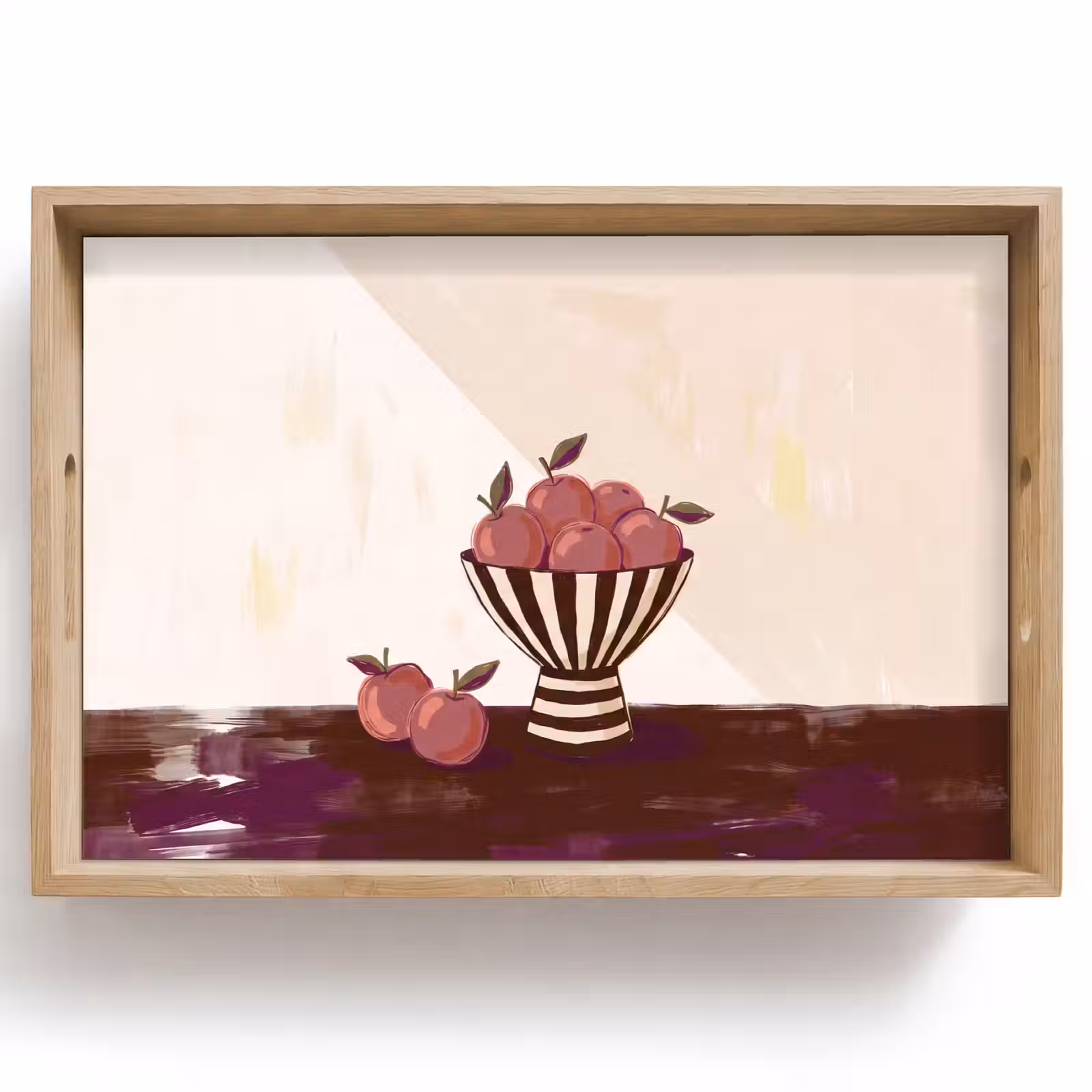 Dienblad - Eten - Schaal - Stilleven - Modern - Rood — 1