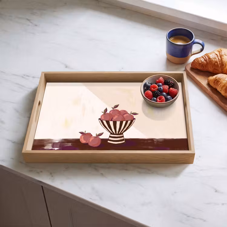 Dienblad - Eten - Schaal - Stilleven - Modern - Rood — 4