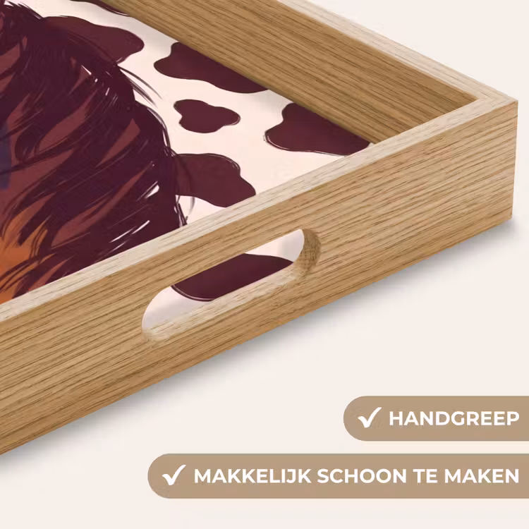 Dienblad - Paard - Martini - Dieren - Abstract - Bruin — 5