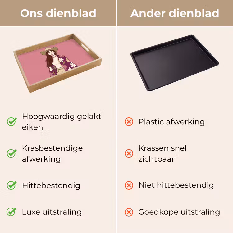 Dienblad - Vrouw - Hoed - Portret - Illustratie - Roze — 3