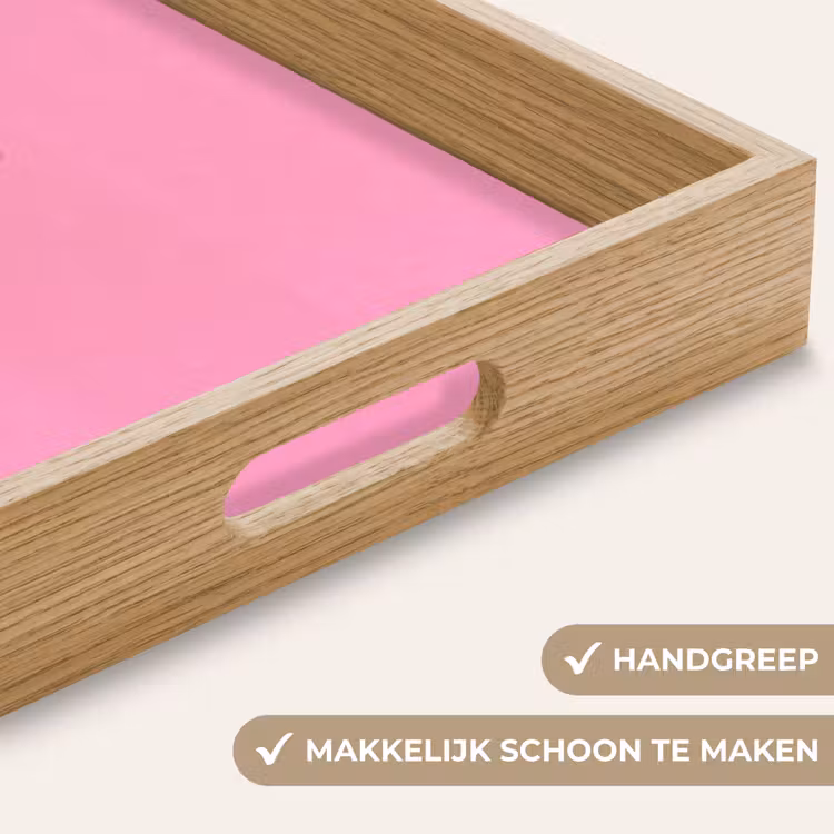 Dienblad - Kat - Springend - Dieren - Roze - Modern — 5