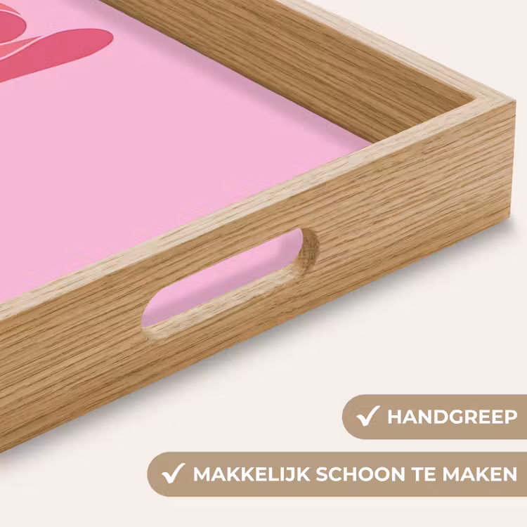 Dienblad - Vrouw - Lichaam - Abstract - Roze — 5
