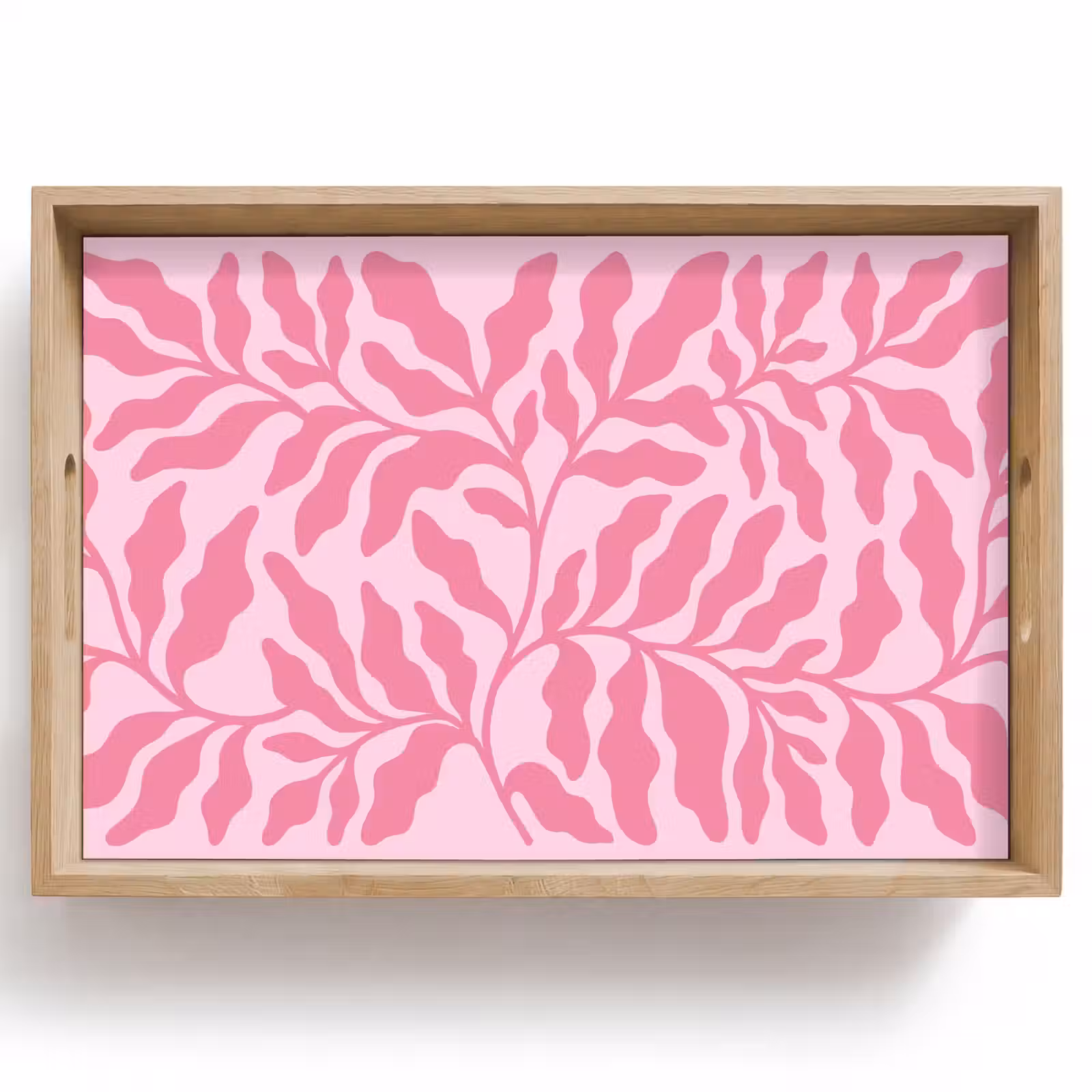 Dienblad - Planten - Organisch - Abstract - Modern - Roze — 1