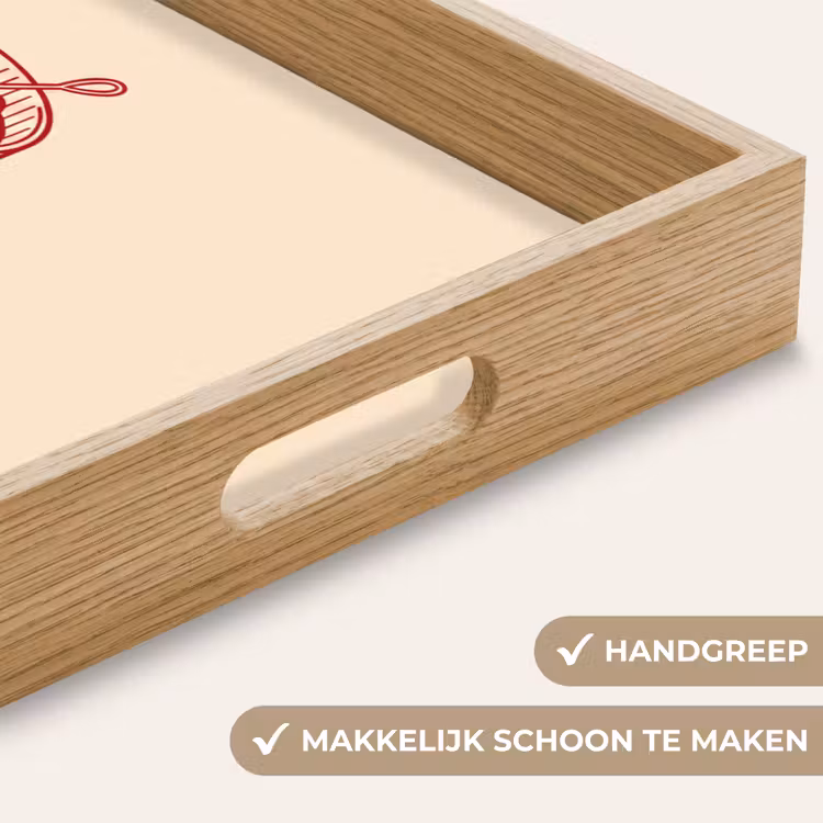 Dienblad - Cocktail - Hartjes - Liefde - Illustratie - Rood — 5