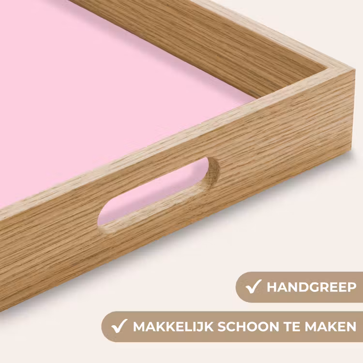 Dienblad - Regenboog - Roze - Abstract - Modern - Minimalistisch — 5