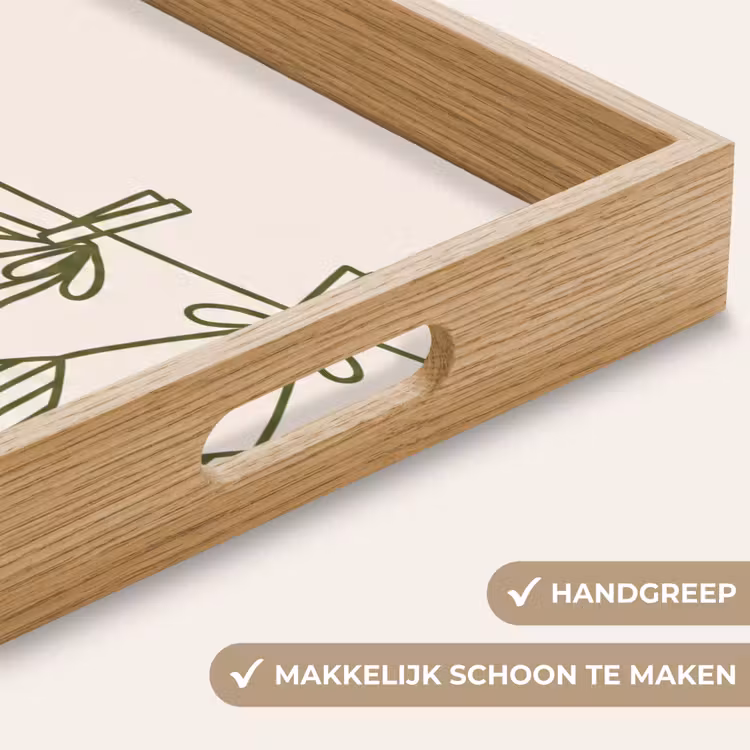 Dienblad - Kleding - Waslijn - Zomer - Lijntekening - Groen — 5