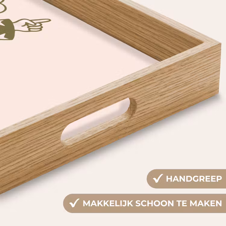 Dienblad - Mensen - Dansend - Feest - Vintage - Groen — 5