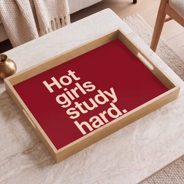 Dienblad - Tekst - Studie - Motivatie - Modern - Rood — 2