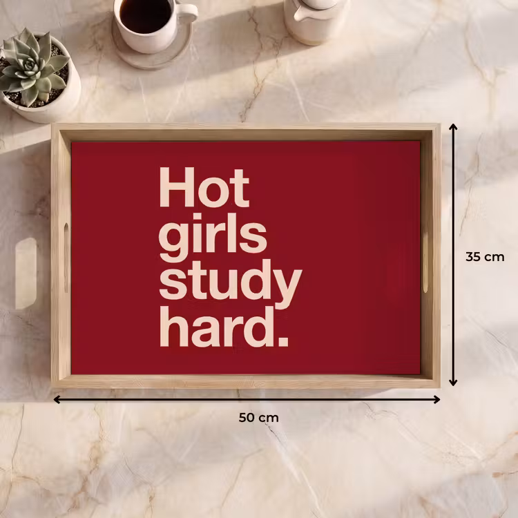 Dienblad - Tekst - Studie - Motivatie - Modern - Rood — 9
