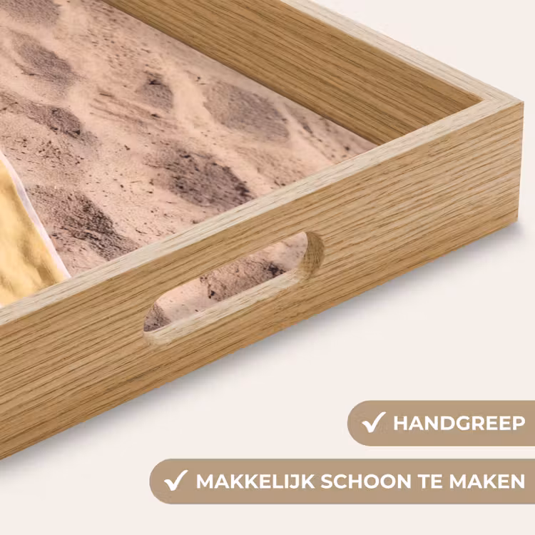 Dienblad - Boek - Zonnebril - Strand - Zomer - Geel — 5