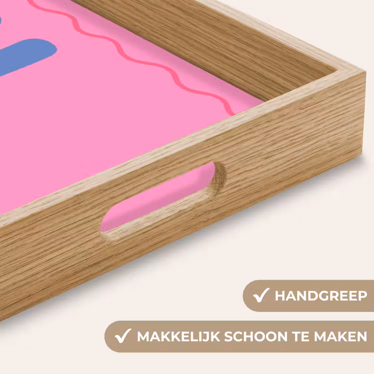 Dienblad - Drank - Glazen - Proost - Modern - Roze — 5