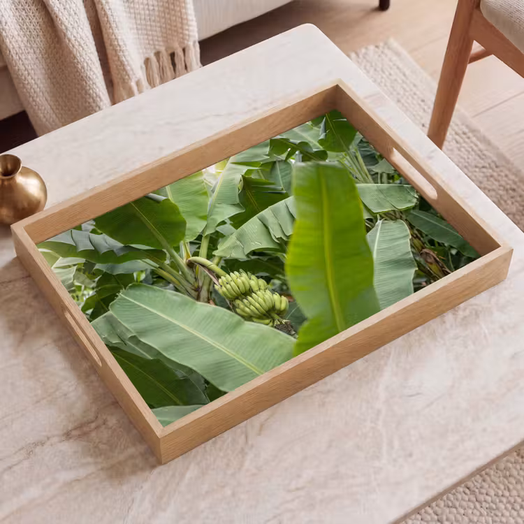 Dienblad - Eten - Bananen - Plantage - Groen — 2
