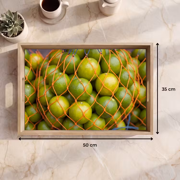 Dienblad - Eten - Net - Groen - Markt — 9