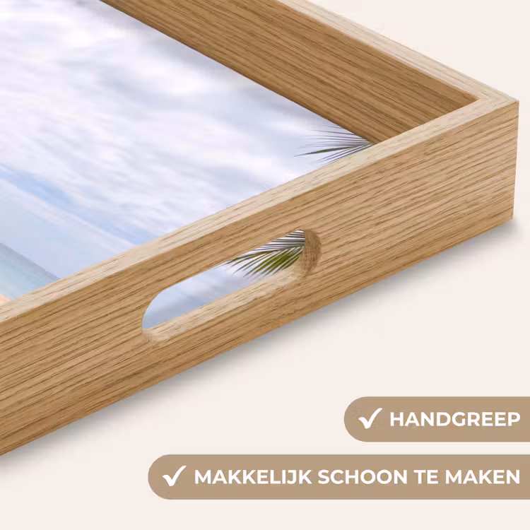 Dienblad - Strand - Wegwijzer - Palmen - Tropisch - Groen — 5