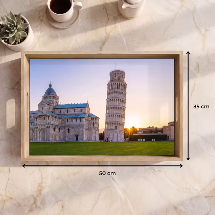 Dienblad - Architectuur - Toren - Pisa - Italië - Zonsondergang — 9