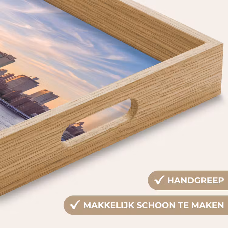 Dienblad - Brug - Rivier - Stad - Zonsondergang - Architectuur — 5