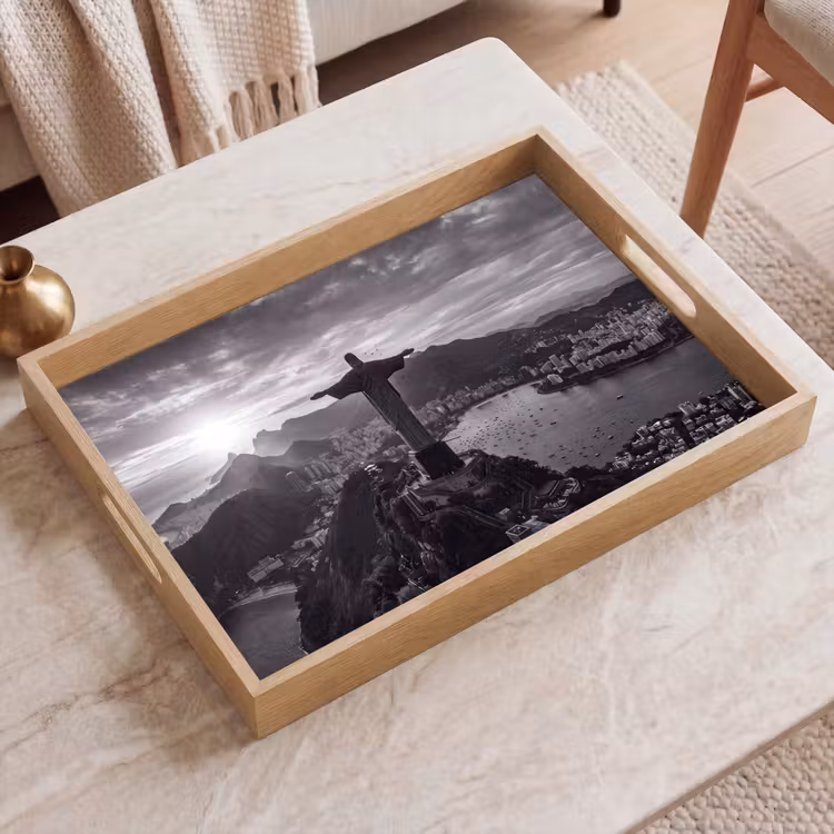 Dienblad - Monument - Stadsgezicht - Landschap - Zwart-wit — 2