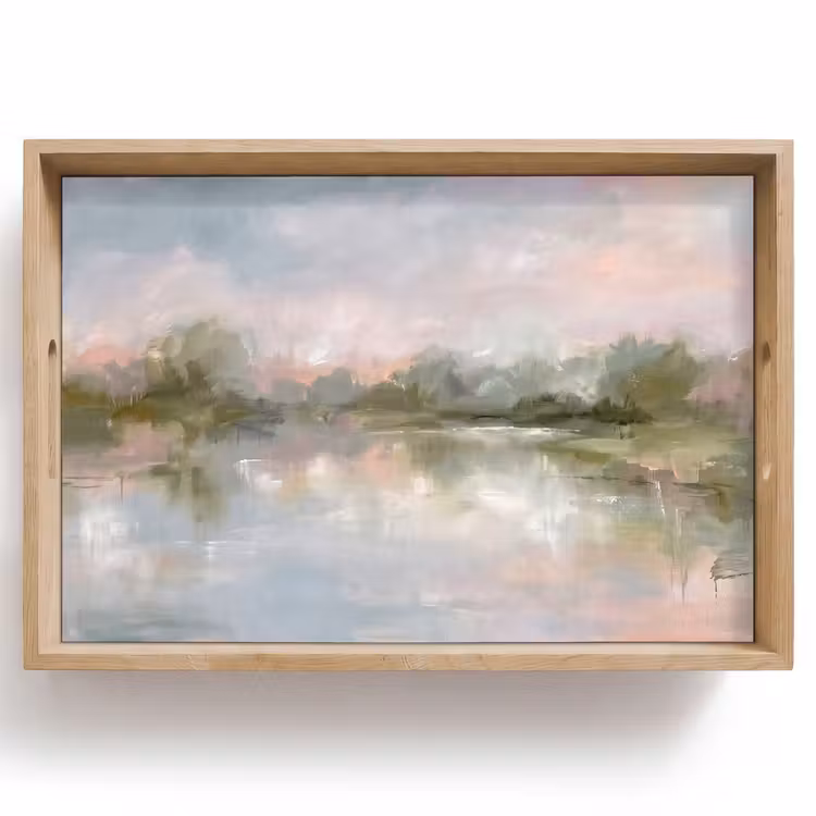 Dienblad - Natuur - Landschap - Abstract - Water - Groen — 1