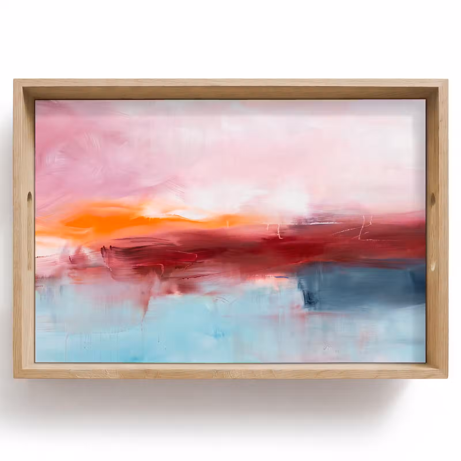 Dienblad - Abstract - Kleuren - Modern - Kunst - Roze — 1