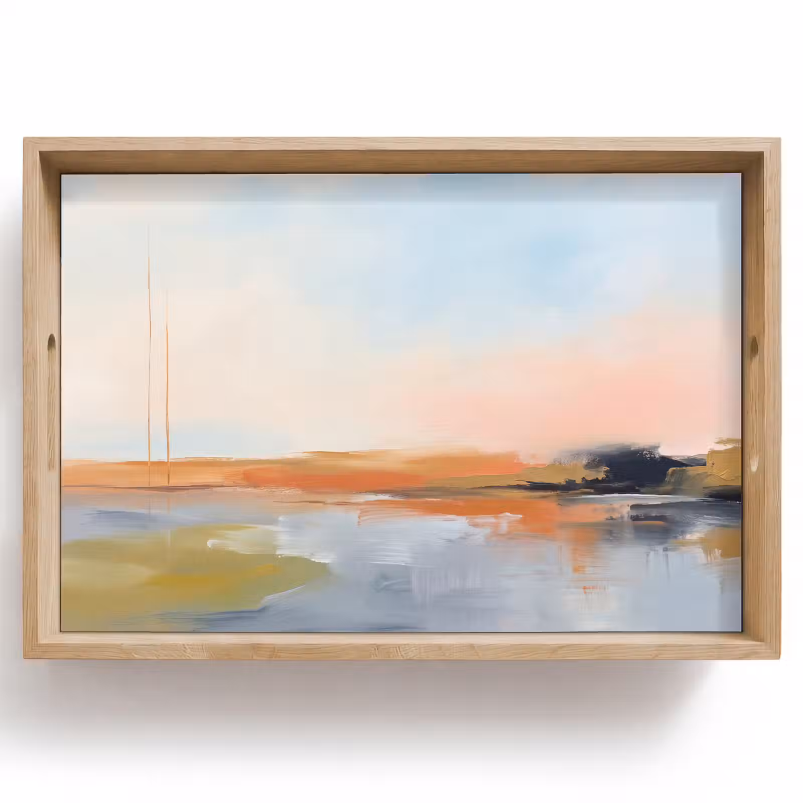 Dienblad - Abstract - Landschap - Horizon - Modern - Kleurrijk — 1