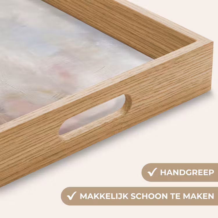 Dienblad - Abstract - Vloeiend - Kunst - Modern - Beige — 5