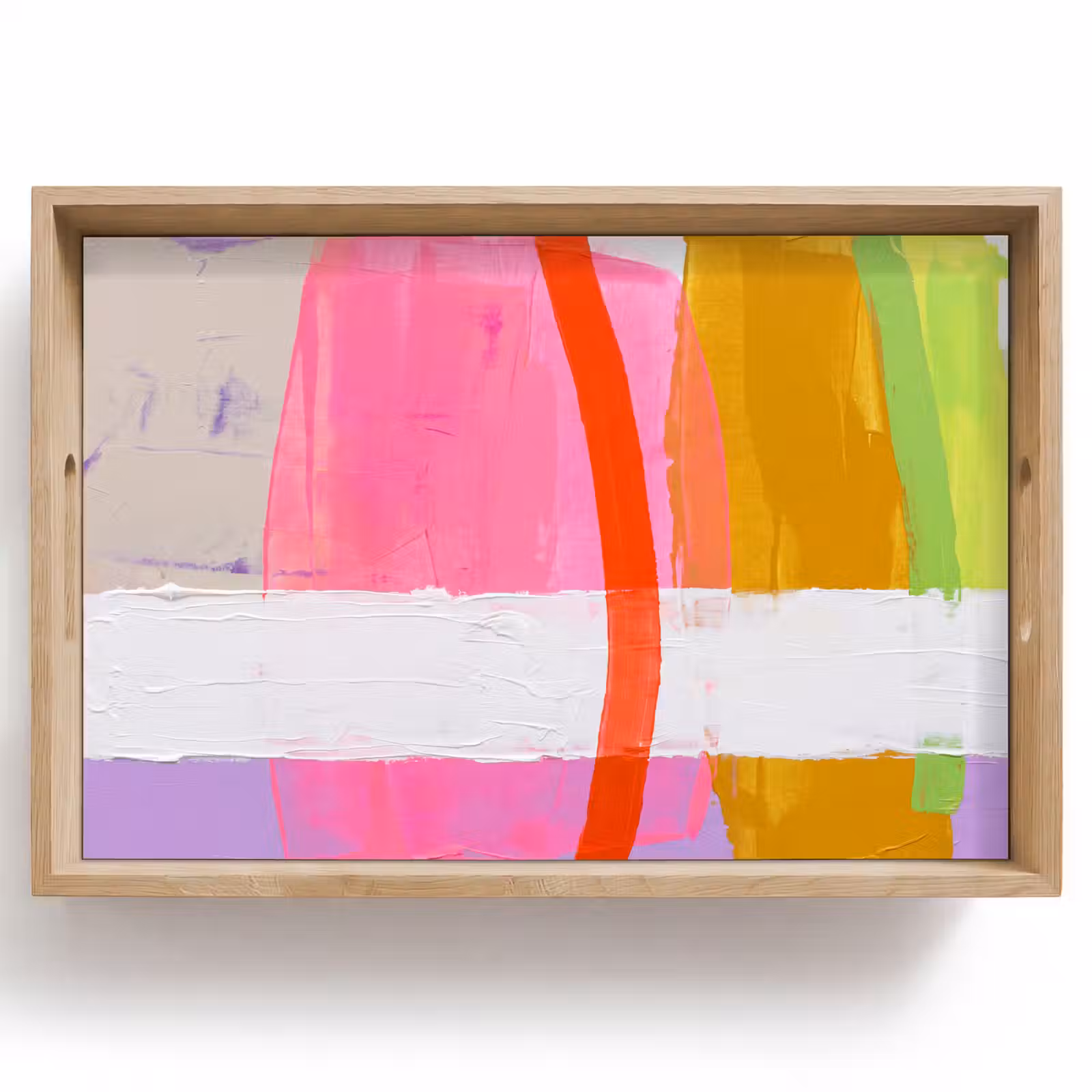 Dienblad - Abstract - Kleurrijk - Vormen - Modern - Kunst — 1