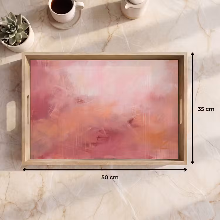Dienblad - Kunst - Vloeiend - Pastel - Abstract — 9