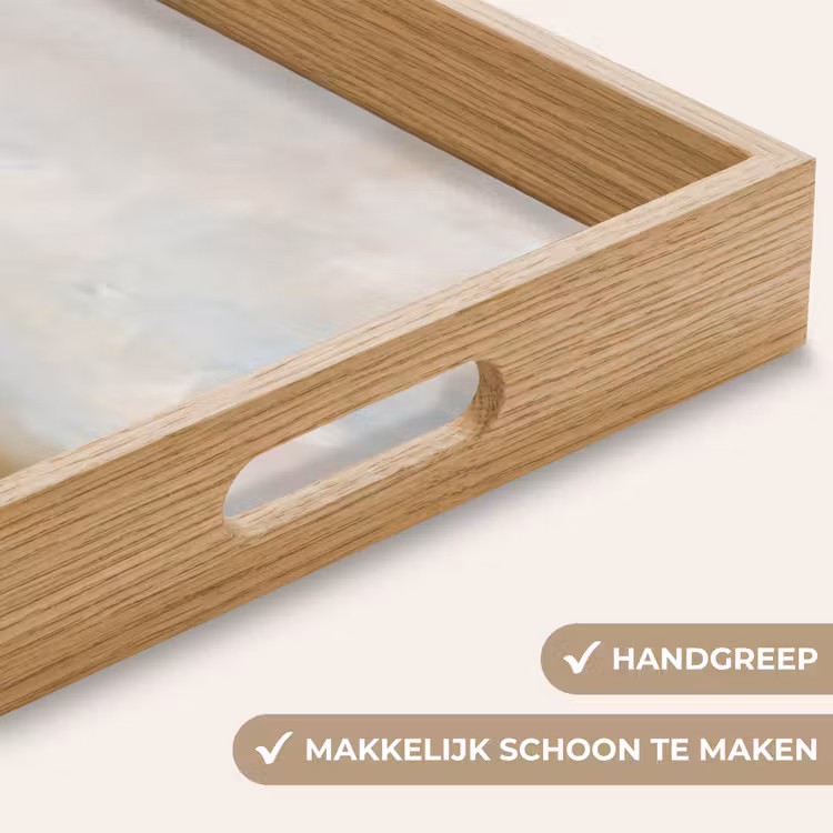 Dienblad - Abstract - Horizon - Water - Modern - Beige — 5