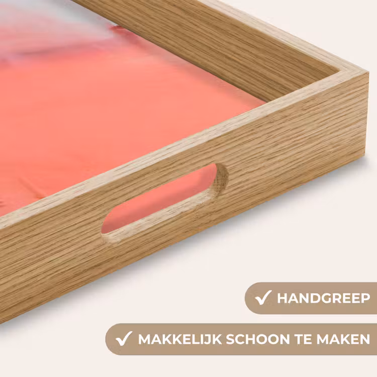 Dienblad - Abstract - Kleurrijk - Modern - Roze — 5