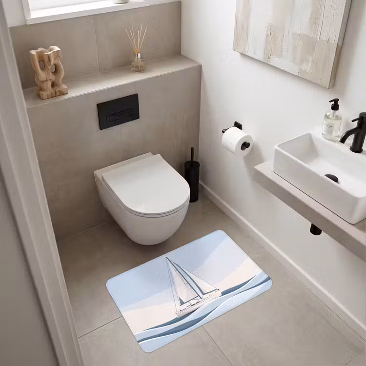 Wc Mat - Boot - Zeil - Zee - Modern - Beige — 6