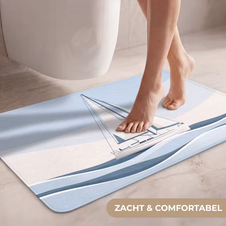 Wc Mat - Boot - Zeil - Zee - Modern - Beige — 7