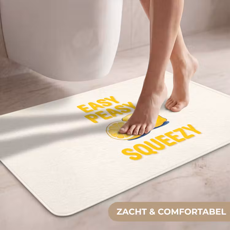 Wc Mat - Eten - Citroenen - Keuken - Illustratie - Geel — 7