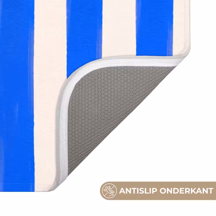 Wc Mat - Fruit - Citroen - Zomer - Geel - Blauw — 3