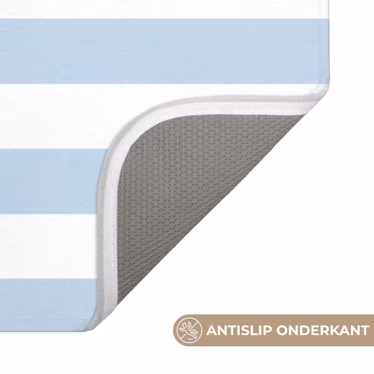 Wc Mat - Vis - Oceaan - Illustratie - Blauw - Strepen — 3