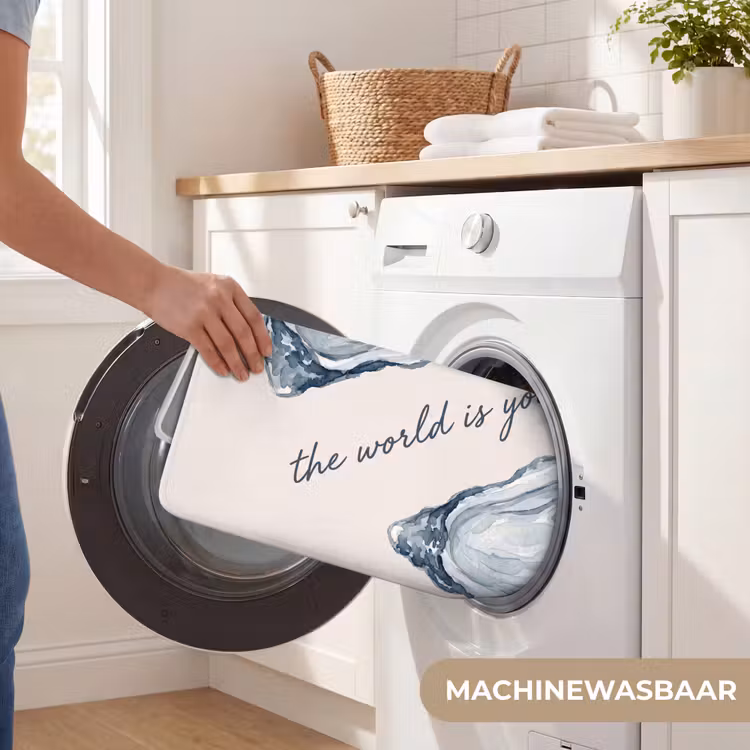 Wc Mat - Zeeleven - Oester - Aquarel - Minimalistisch - Blauw — 5