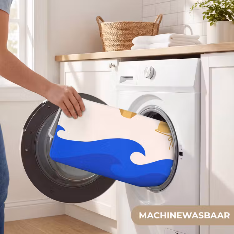 Wc Mat - Zwemkleding - Zee - Zomer - Illustratie - Geel — 5