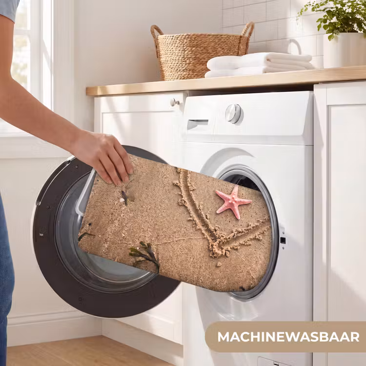 Wc Mat - Dieren - Hart - Strand - Zand - Roze — 5