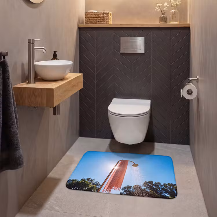 Wc Mat - Douche - Water - Zomer - Blauw — 2